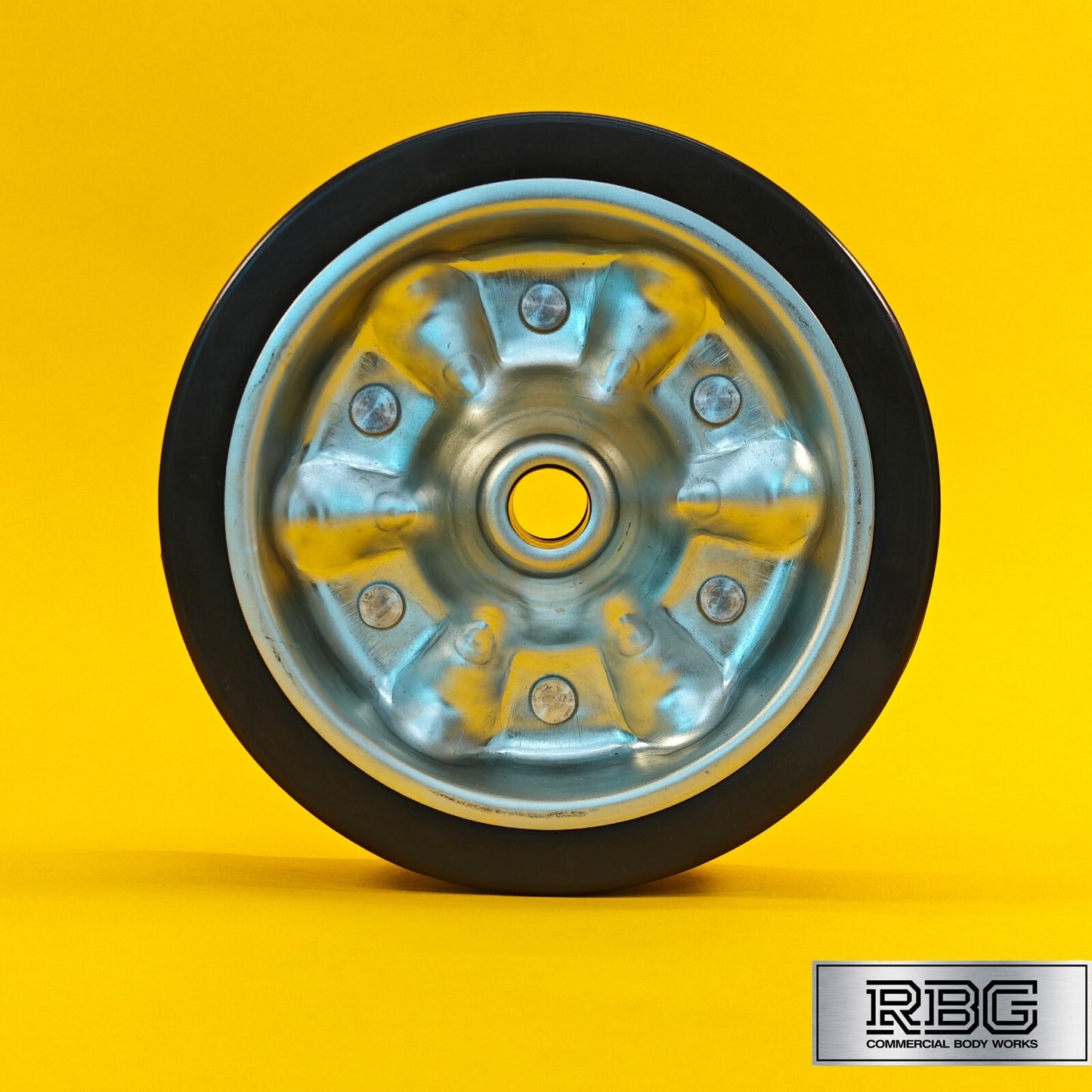 Spare Wheel for Jockey Wheels Replacement for Trailer Rubber Tyre 200mm UK