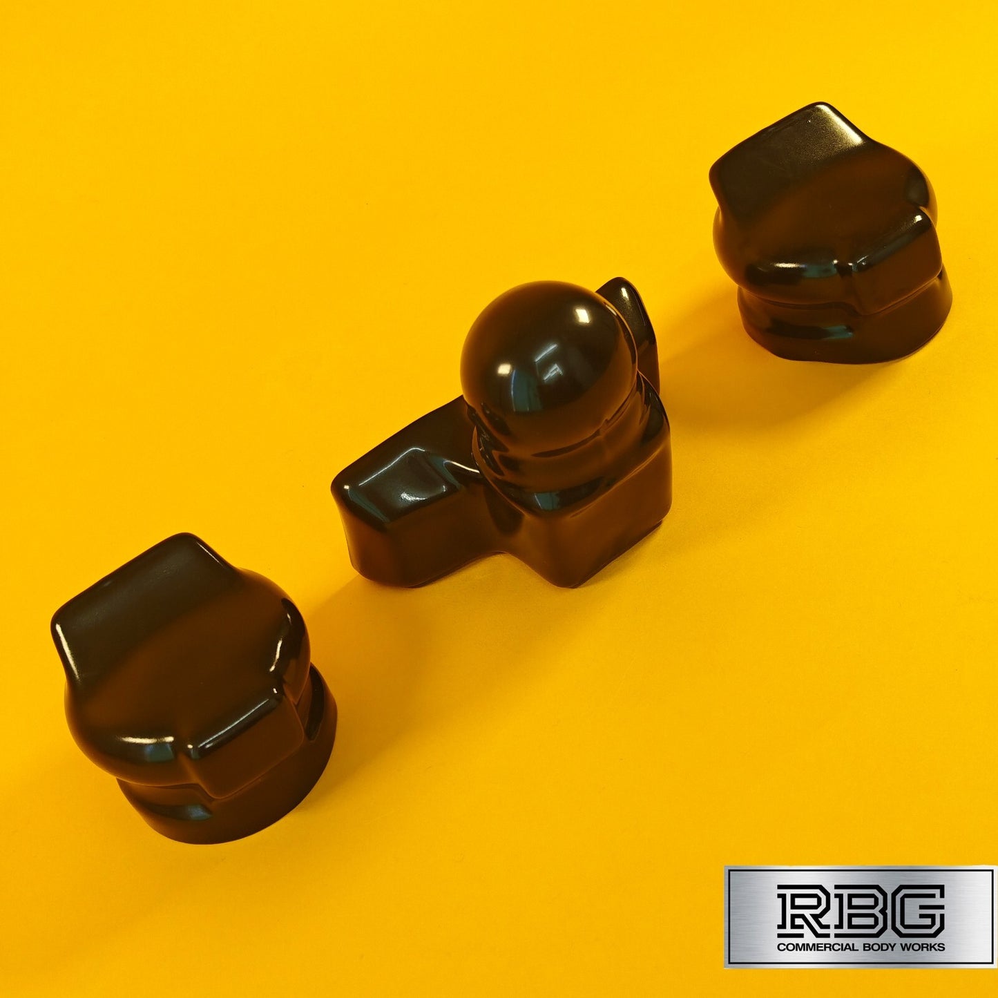 Tow Ball & 2x Socket Cover SET PVC For 50mm Towballs 7 & 13 Pin Sockets Trailer