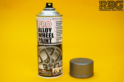 PRO Alloy Wheel Paint METALLIC GRAPHITE GREY Refurbish & Refresh Spray E-TECH