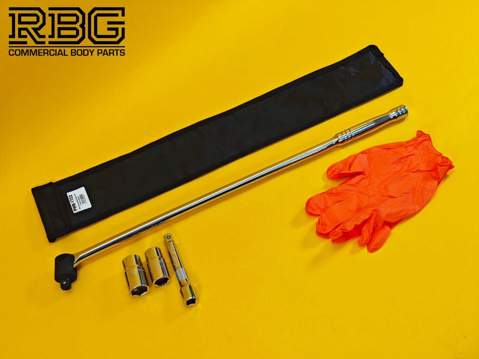 Vehicle Wheel Brace Kit 17/19mm, 21/22mm Pro Dual Size Sockets Protective Gloves