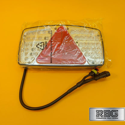 Rear LED Combination Lamp LEFT Hand for Trailer Campervan Motorhome 10-30V