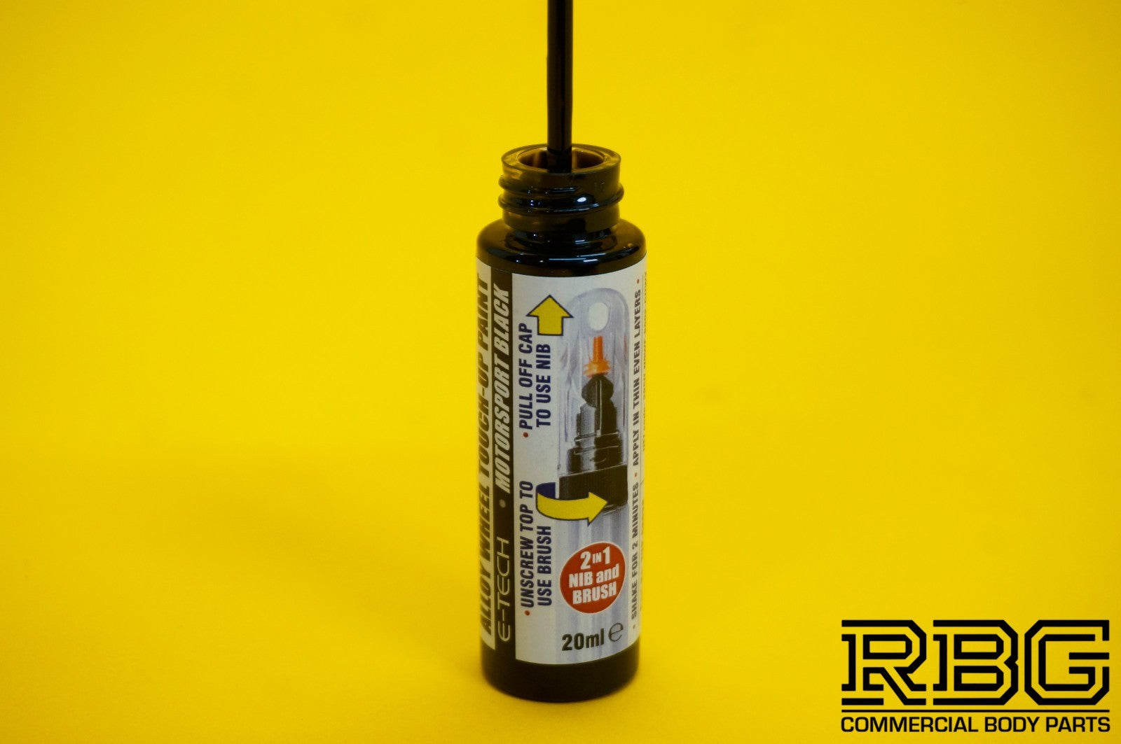 Alloy Wheel Paint Touch-Up PEN & STICK BLACK Chip Kurb Damaged Repair Pen Car