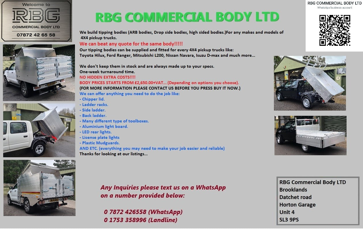 Ford Transit double cab crash rails. Side guards with corner pillars.