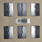 Double Flap Steel Hinges HEAVY DUTY Weld-on 4" 100mm Butt Truck Trailer Cage