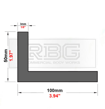 ALUMINIUM ANGLE Equal & Unequal Angles All Sizes & Thickness Free UK Delivery