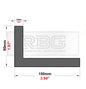 ALUMINIUM ANGLE Equal & Unequal Angles All Sizes & Thickness Free UK Delivery
