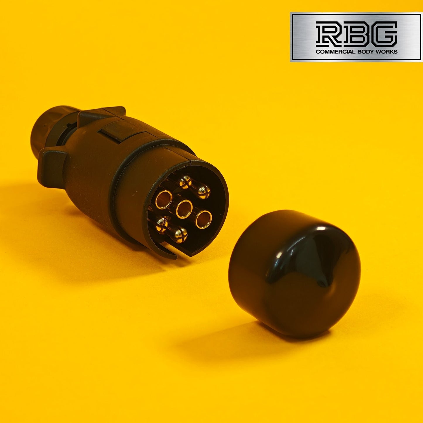 Plastic Plug & Cover SET 12N Type 7 Pin for Towing Trailer Caravan Horsebox PVC