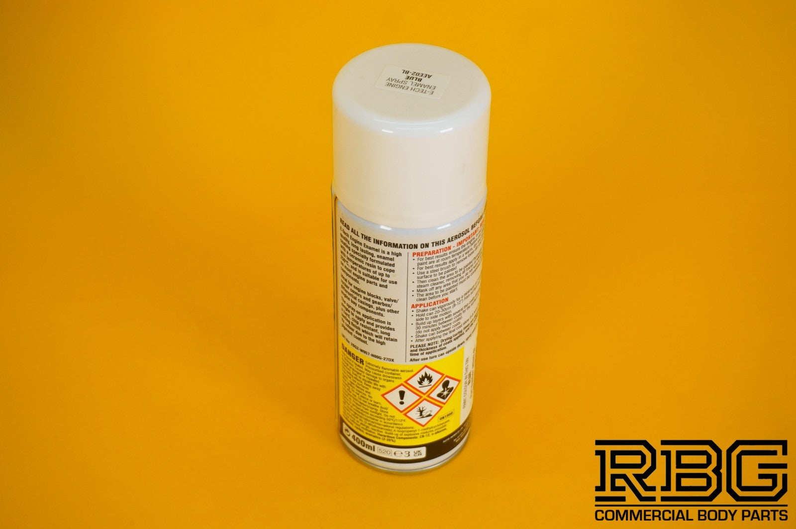 BLUE Engine Enamel Spray Coating 400ml E-TECH Heat Resistant Paint Car Vehicle