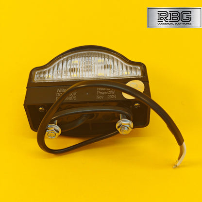 Number Plate Light LED 10-30V Light for Trailer Caravan Trucks Ifor Williams UK