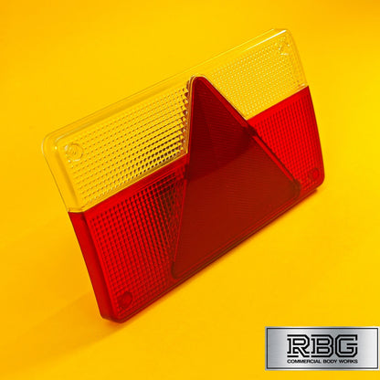 Replacement Lens Rear Light RIGHT for AJBA FP80 To Fit Erde Daxara Trailer Italy