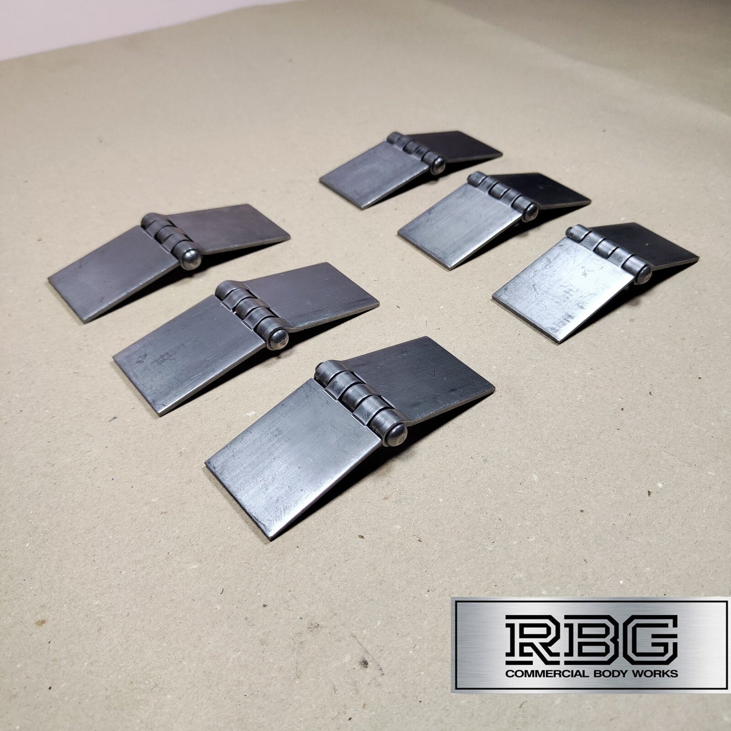 Butt Hinge Weld-on Solid Pressed Drawn Steel Heavy Duty 50x137mm Truck Trailer