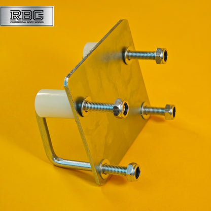 Jockey Wheel Clamp Fixing Kit for 50&60mm Drawbars Trailer No Drilling Required