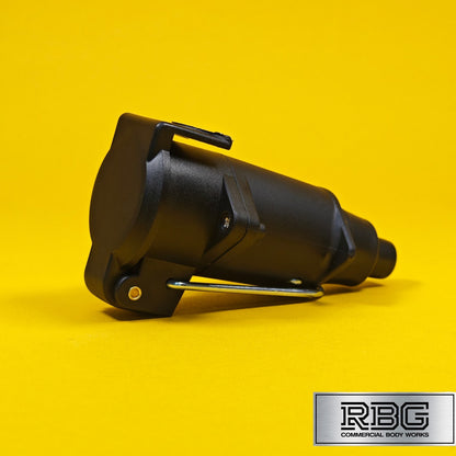 12N 7 Pin Flying Socket Plastic Towing Electrics Socket for Trailers Caravans