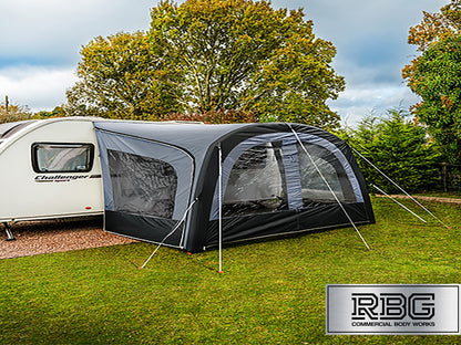 Stratford Air Sun Canopy PRO for Caravans Motorhomes H250cm, W400cm Black/Grey