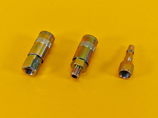 Air Line Hose Coupling SET 1/4" BSP Fitting Connectors Male Female Quick Release