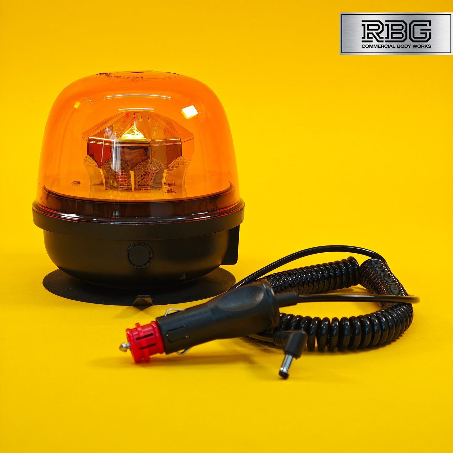 Wireless Warning Beacon Light Amber Rechargeable 12/24V LED Flashing IP67 UK
