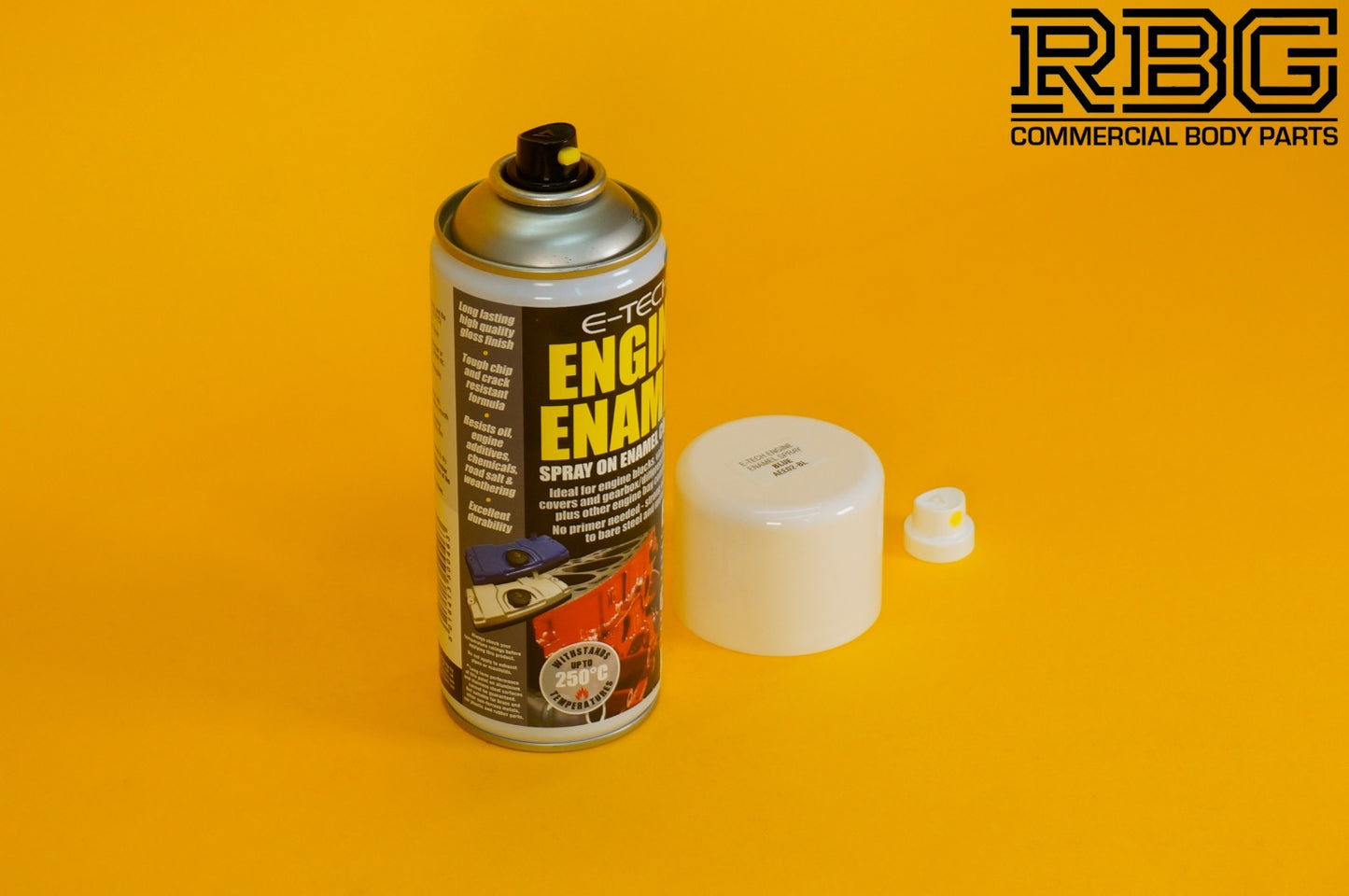 BLUE Engine Enamel Spray Coating 400ml E-TECH Heat Resistant Paint Car Vehicle