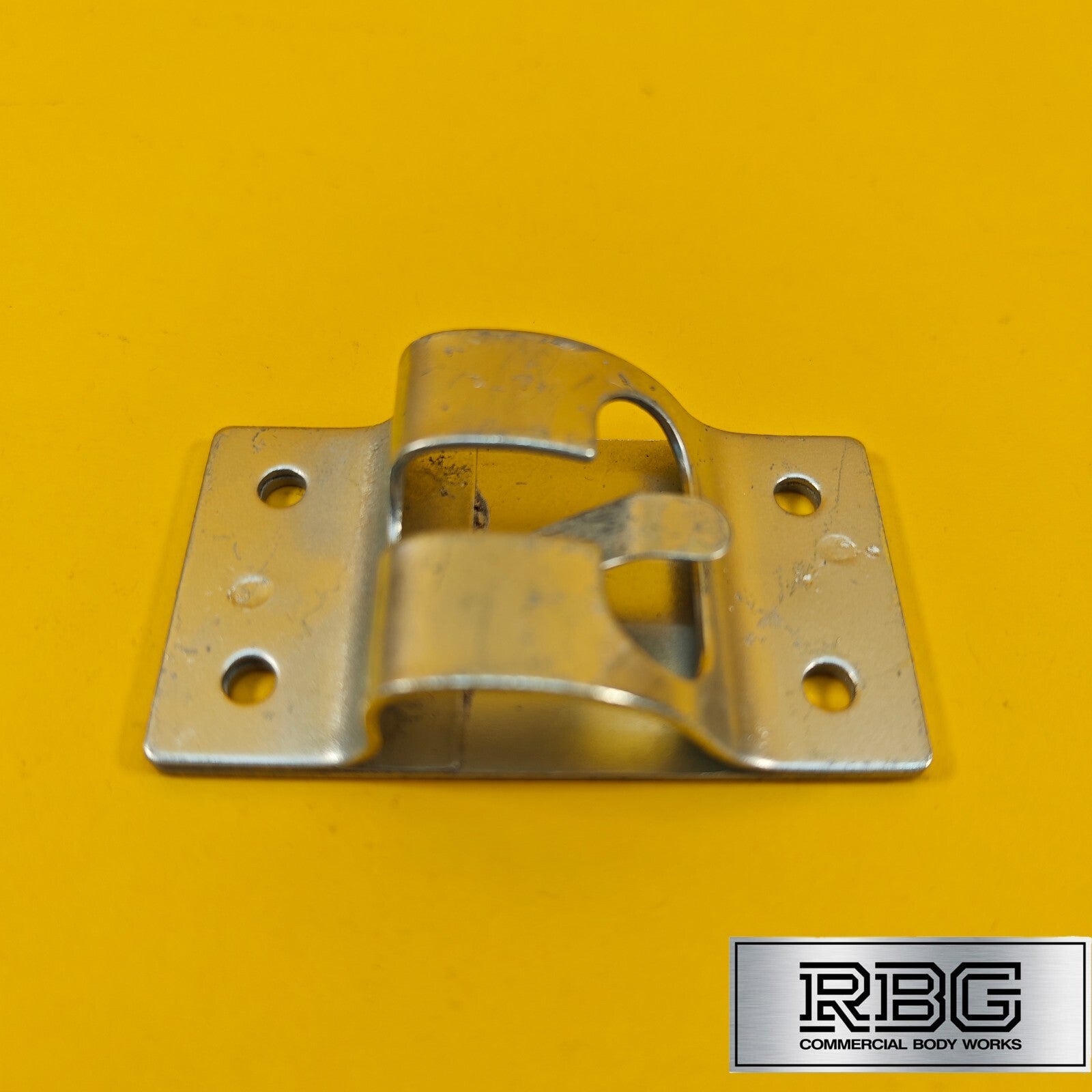 Door Retainer 105mm Hook & Catch Plate Horsebox Trailer Truck Caravan Barn 1Pc
