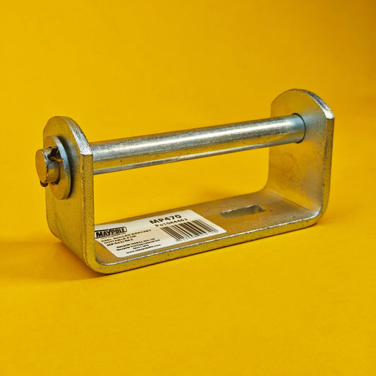 Keel Roller Bracket with 16mm Spindle for Boat Trailers Zinc Plated Steel UK