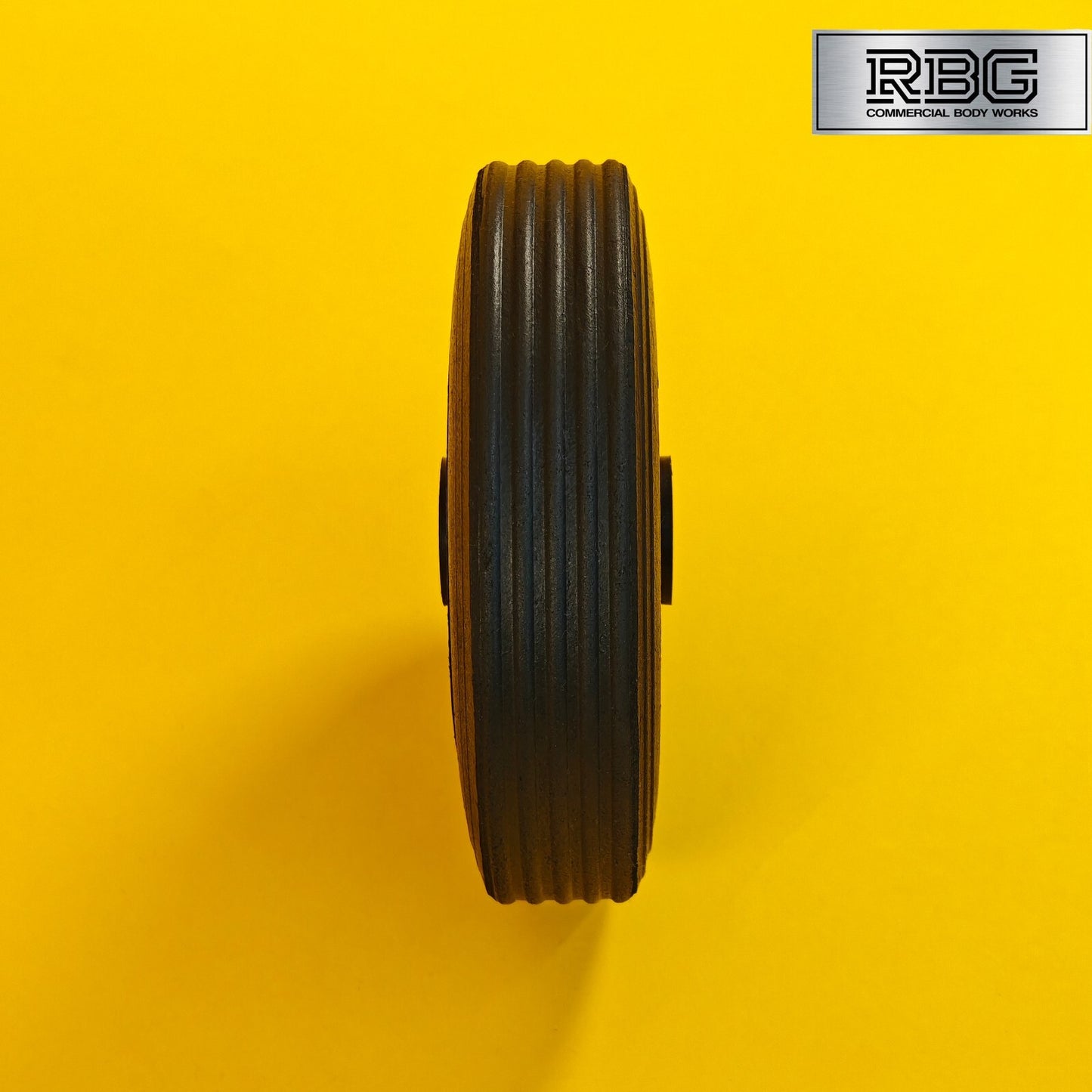 Plastic Spare Wheel for Jockey Wheels Black for Trailer Rubber Tyre 155mm UK