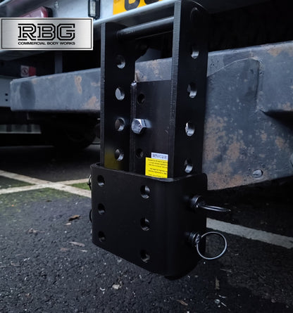 Towbar Slider Drop Plate Height Adjustable Coupling for Flange L 3500kg  Maypole