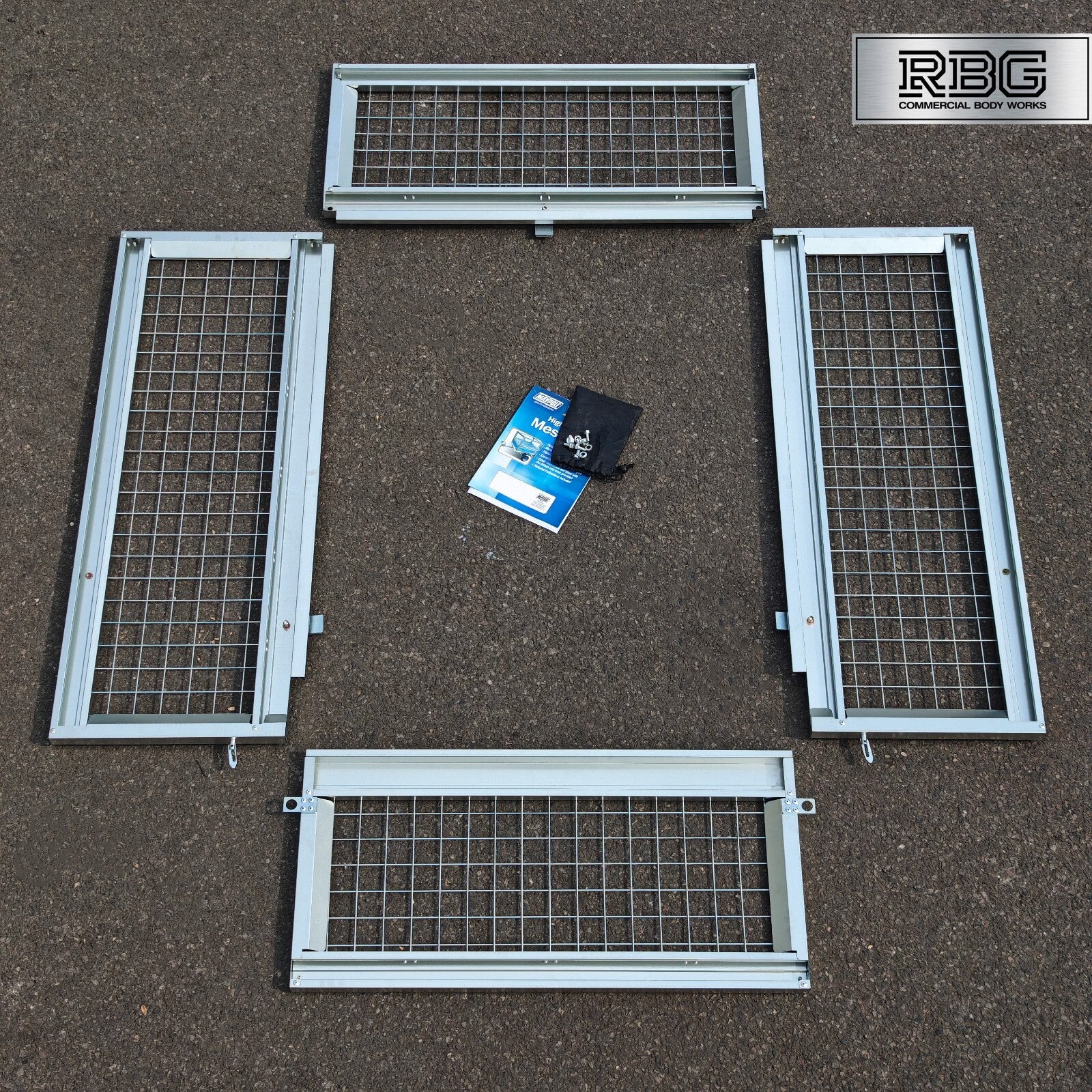High Side Mesh Kit + Cover for Erde 122 & Maypole MP6812 Trailers Heavy Duty UK