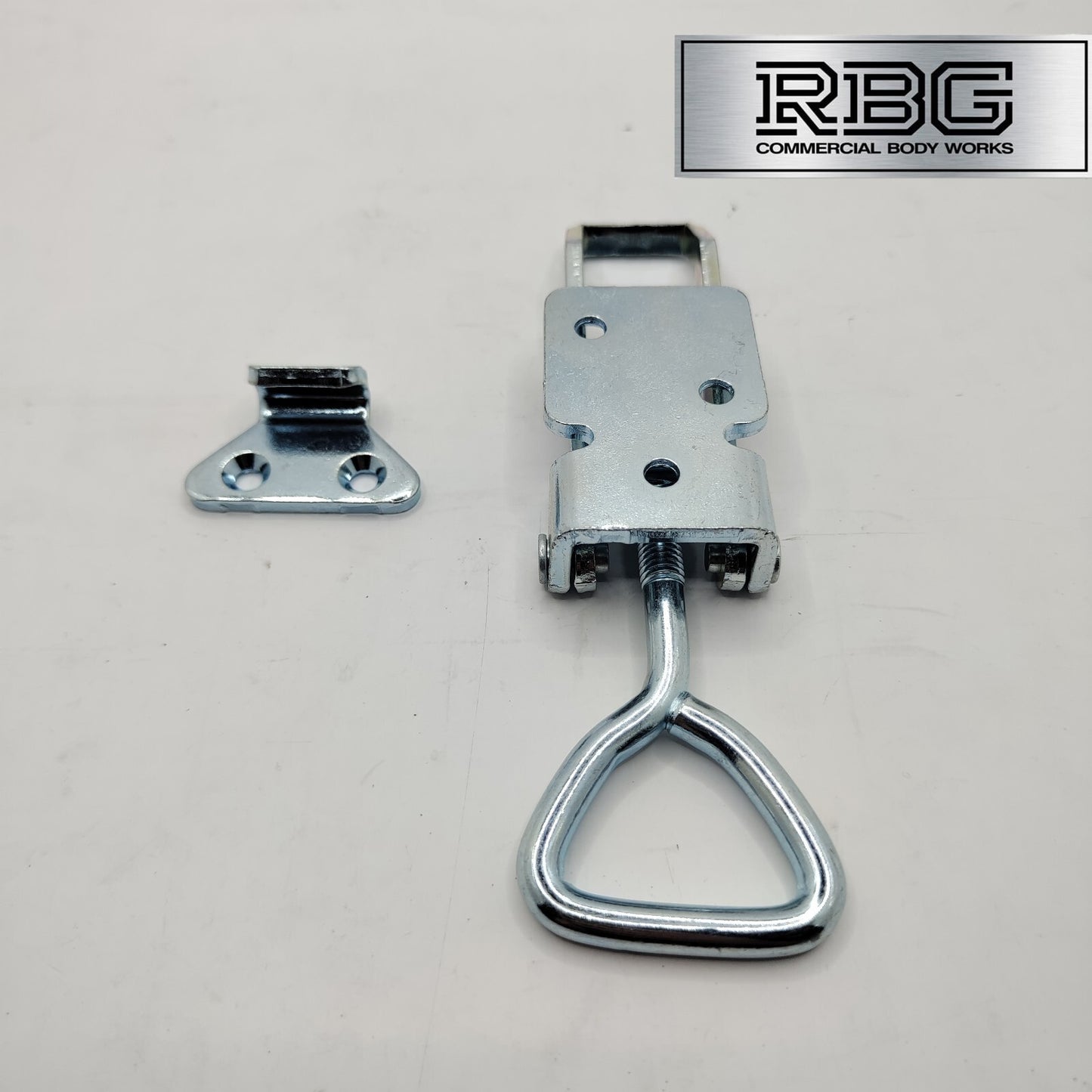 Over Centre Fastener OJOP  + Catch Plate LARGE NON-LOCKING Trailer Truck Caravan