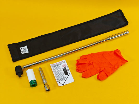 Vehicle Wheel Brace Kit 22mm Pro Sleeved Socket Protective Gloves Extension Bar
