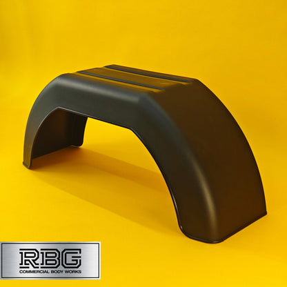 10 Inch Plastic Mudguard Single 610mm x 180mm for Trailer 10″ Wheel Domar Deluxe