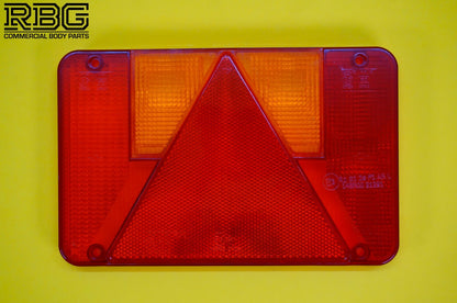Replacement Lens for Radex 5800 LEFT Hand Rear Combination Light for Trailer