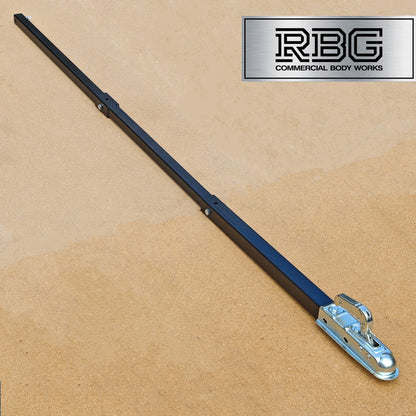 Vehicle Recovery Tow Pole 3.5Ton Ridged Towing Bar 2.6m 3500kg 3pc Steel Car Van