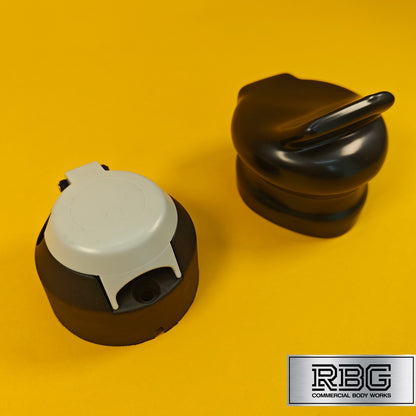 Plastic Socket + Cover PVC 7 Pin 12S Type For Towing Trailer Caravan 12V Towbar