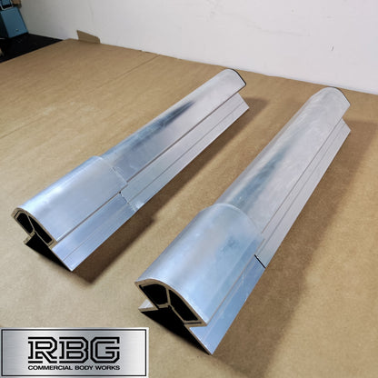 Aluminium Corner Pillar Extrusion 400mm & Socket Dropside Truck Trailer Tailgate