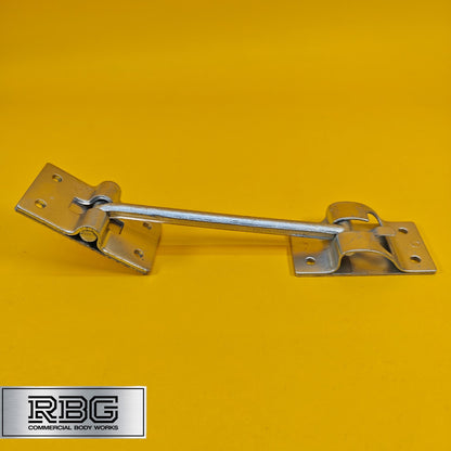 Door Retainer 155mm Hook & Catch Plate Horsebox Trailer Truck Caravan Barn 1Pc