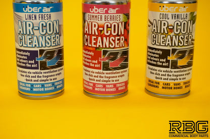 Air-Con Cleanser SET of Cool Vanilla + Summer Berries + Fresh Linen Uber Air Car