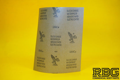 Professional Abrasive Papers 3 Sheets P60; P600; P1200; Sandpapers 230x280mm