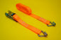 Ratchet Tie Down Strap 800kg 5m High-Vis Orange 25mm Recovery Lashing Cargo