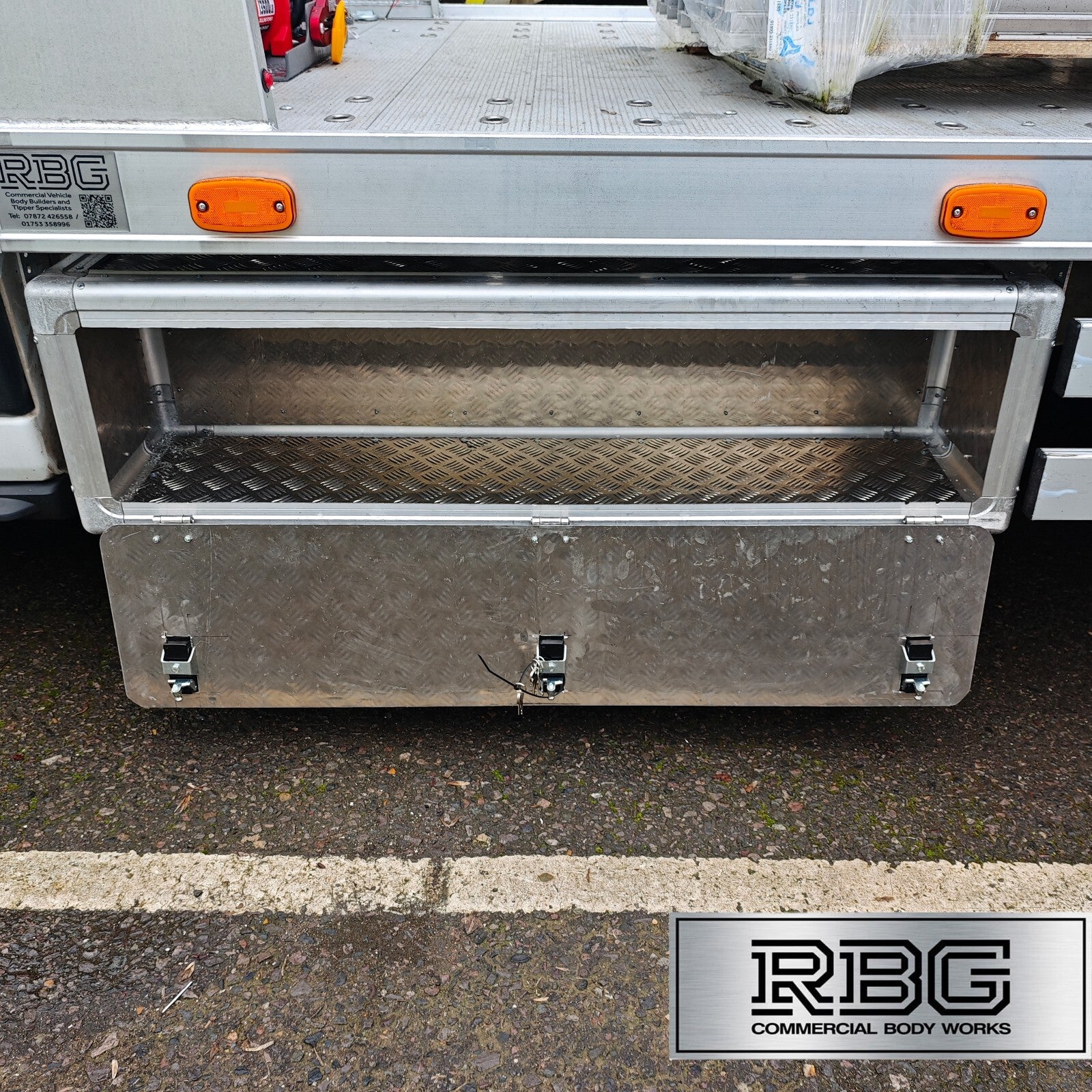 Toolbox Storage Box Lockable for Recovery Vehicle Aluminium Trucks FREE POSTAGE!