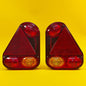 Rear Combination Lamp PAIR LEFT & RIGHT Radex Light Trailer Caravan 5 Function