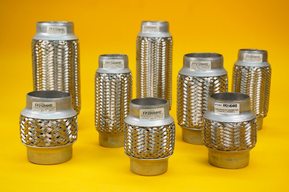 Flexible Exhaust Connector Joint Weld On Repair Flexi Pipe Tube - VARIOUS SIZES