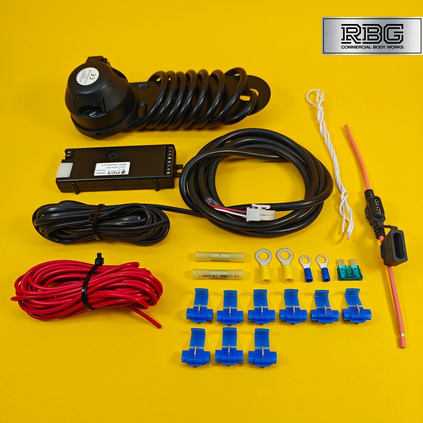 Universal 7 Pin Electric Towbar Wiring Kit PCT ZR2500 Relay 12N 7 Way Bypass UK