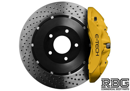 Brake Caliper Paint Kit YELLOW Paint + Cleaner + Brush E-TECH For Car Vehicle UK