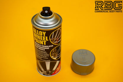 Alloy Wheel Paint METALLIC SILVER 400ml Aerosol Spray Car Refurbishment E-TECH