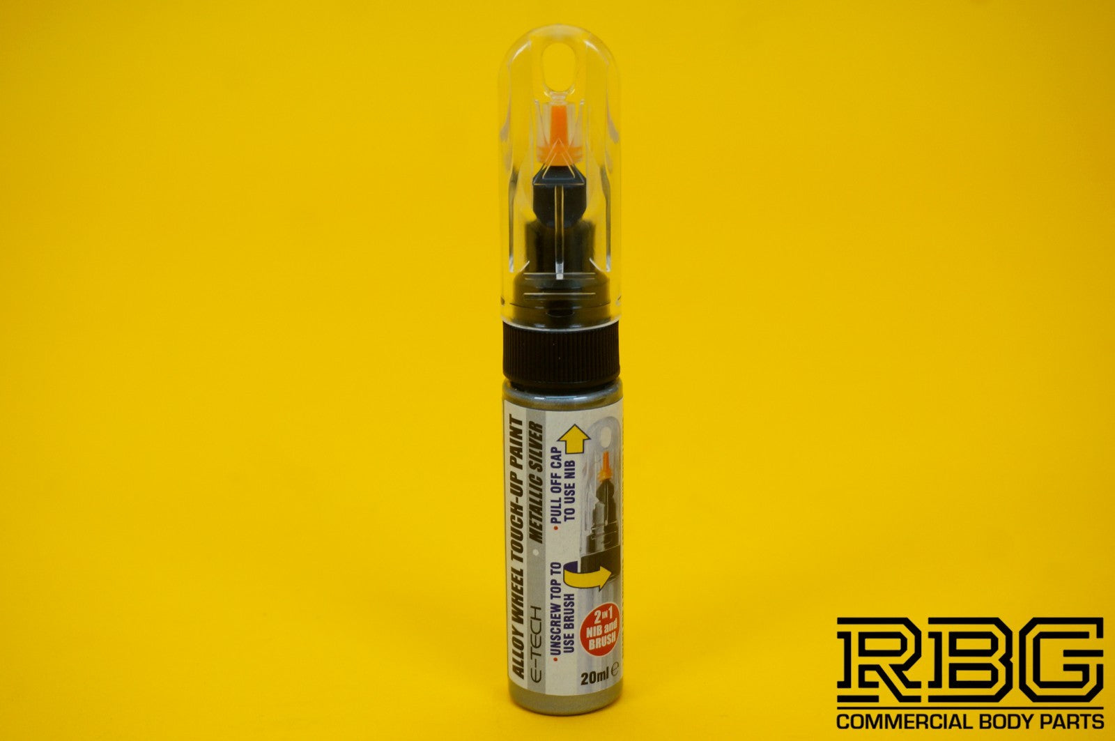 Alloy Wheel Paint Touch-Up PEN & STICK SILVER Chip Kurb Damaged Repair Pen Car