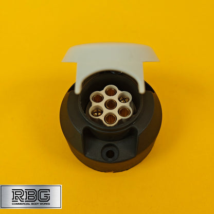 Plastic Towing Socket 12S 7 Pin Electrics Socket for Trailers & Caravans 12 V