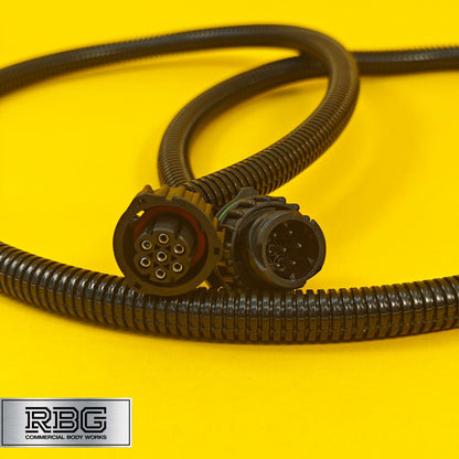6/7 Pin Connector Plug F/M Twist Lock Rear Light Wiring Loom Harness 1.5m Cable