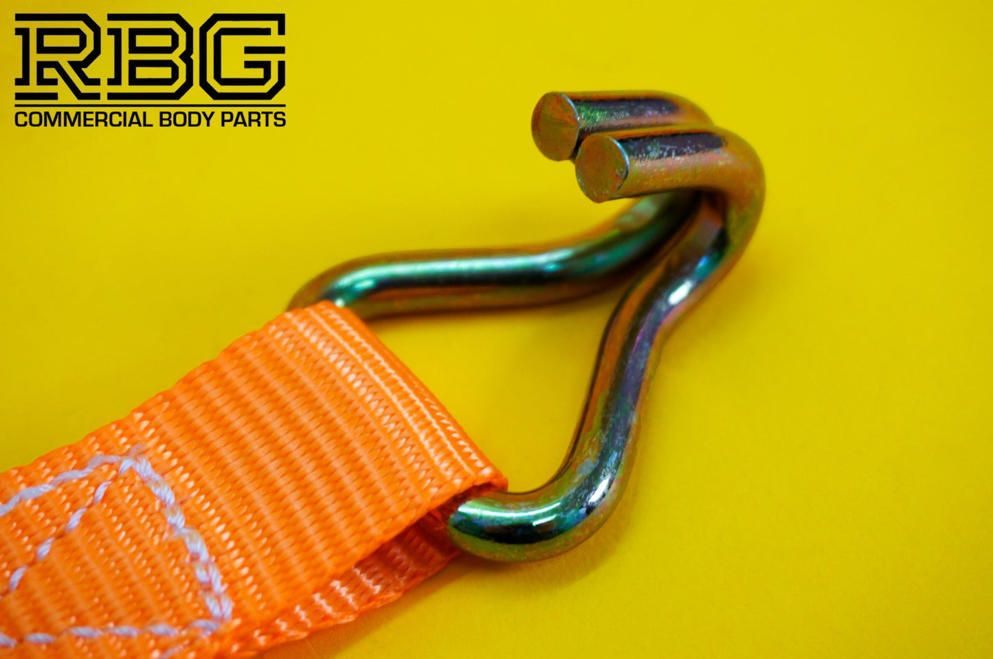 Ratchet Tie Down Strap 800kg 5m High-Vis Orange 25mm Recovery Lashing Cargo