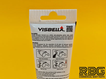 Exhaust Assembly Paste 75g Visbella Sealant Cement Gas & High Heat Resistant USA