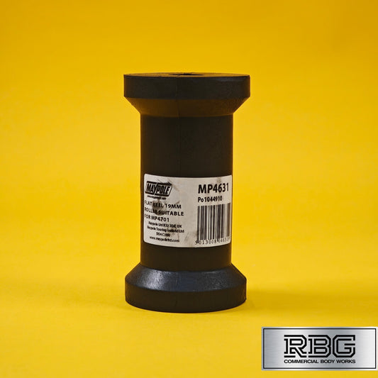Flat Keel Roller Boat Trailer 19mm Bore 127mm Width Long-Lasting Polyurethane UK