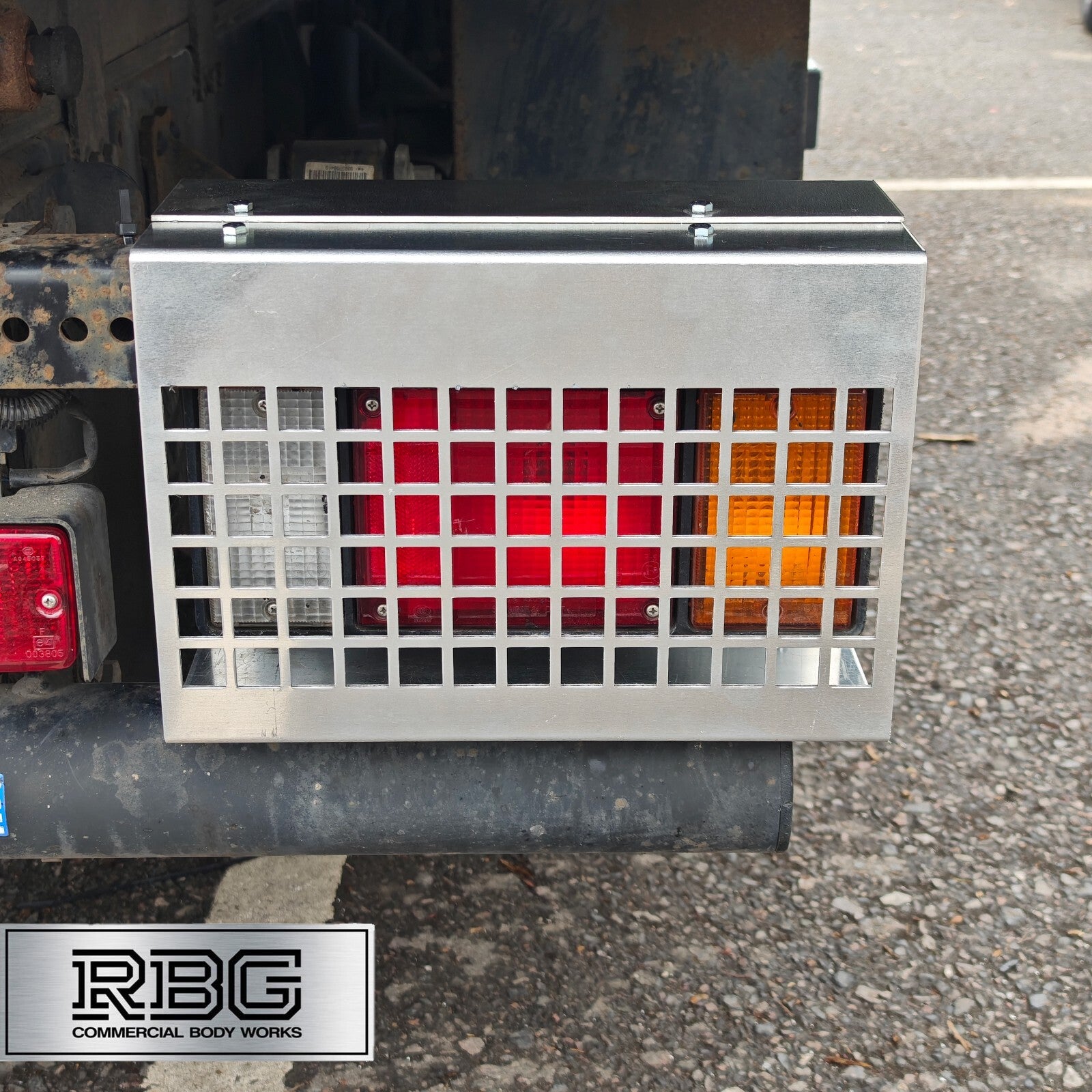 Light Guards for Nissan Cabstar THICK 3mm Galvanized Aluminum Truck Tipper UK